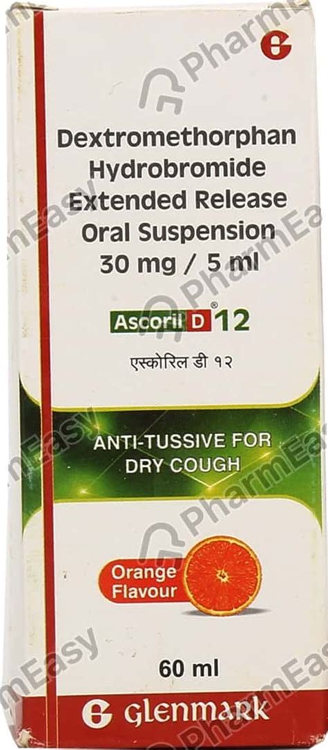 Ascoril 30 MG Suspension (60): Uses, Side Effects, Price & Dosage ...