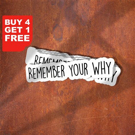 Remember Your Why Sticker, Funny Stickers, Motivation Laptop Decals, Motivational Tumbler ...