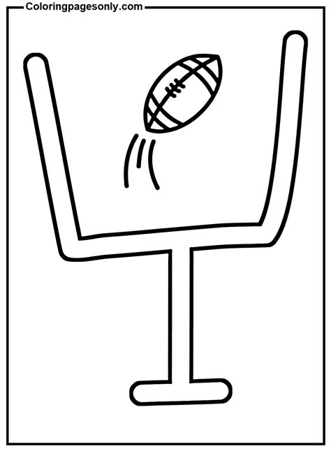 Soccer Goal Coloring Page