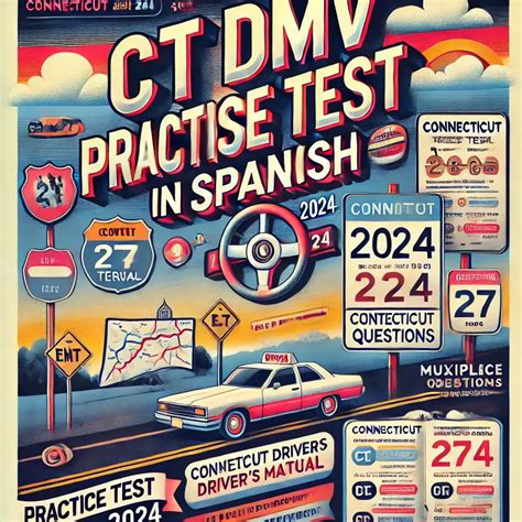 CT DMV Permit Practice Test In Spanish 2025