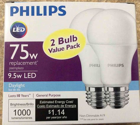 Philips 75 Watt LED Daylight White Light Bulb Review - Tom's Tek Stop