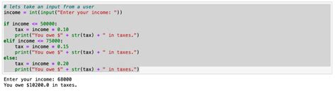 Nested If Else in Python 的图像结果