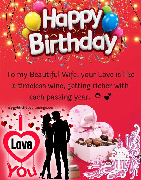 Romantic and Heart touching Birthday wishes for Wife