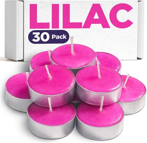 Lilac Candle Mini Scented Candles Tea Lights Candles Scented - Lilac ...