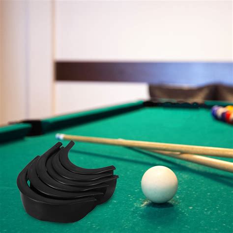 KAKOWELY Billiard Players 6Pcs Black Plastic Hole Liners for Pool Table ...