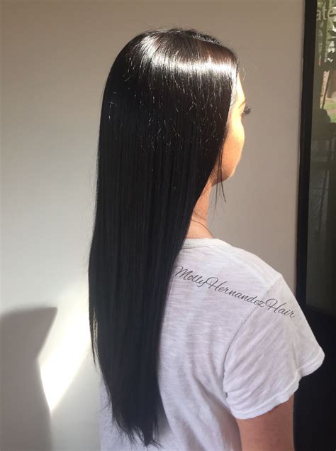 Dark brown hair, long dark hair, brownish black hair, sleek hair Black ...
