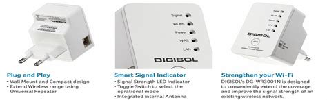Digisol DG-WR3001N Wireless Range Extender - Buy Digisol DG-WR3001N ...