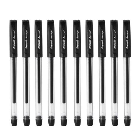 Reynolds Jeffy Gel Pen 0.5mm (Pack Of 10) -SCOOBOO - Reynolds