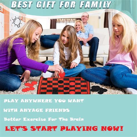 Buy Win SPORTS 3 in 1 Giant Checkers Game Set,Super Tic Tac Toe ...