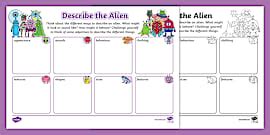 Image result for Alien Worksheet