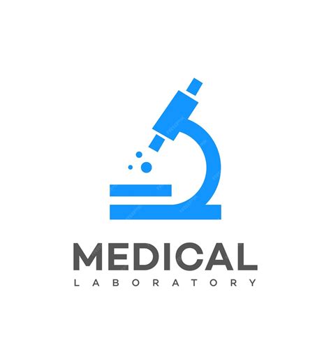 Premium Vector | Medical laboratory science logo