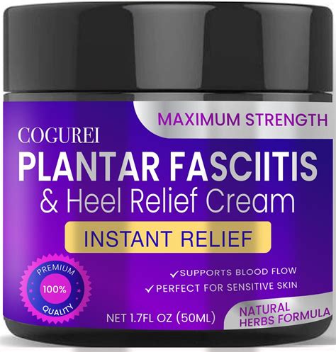 Plantar Fasciitis Cream at Mary Aplin blog