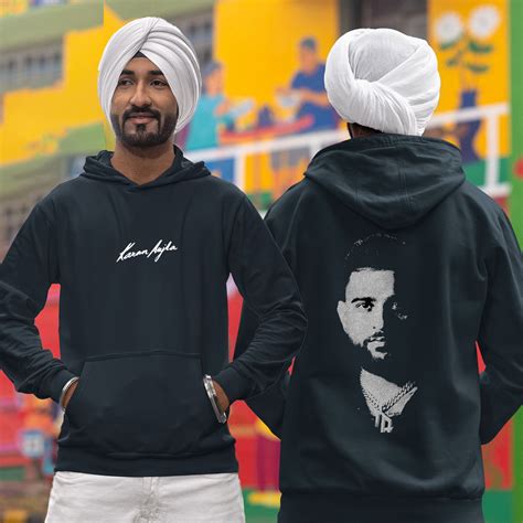 Punjabi Singer karan Aujla Hoodie for Men & Women - Punjabi Adda