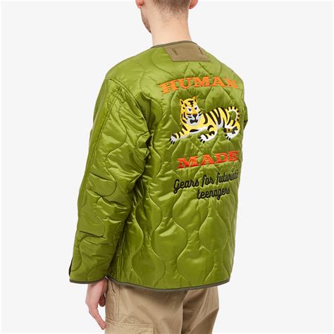 Human Made Quilted Liner Jacket Olive Drab | END. (GB)
