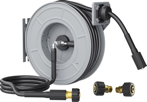 Amazon.com : Giraffe Tools Pressure Washer Hose Reel, 1/4" x 65 ft ...