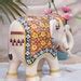 Buy Pair of Handmade Decorative Blue Pottery Ceramic Elephant Figurine ...