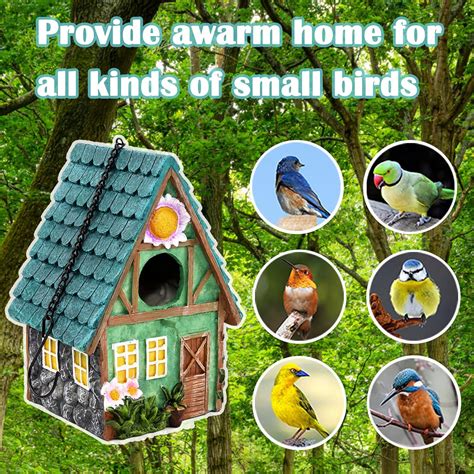 Buy Bird Houses for Outside, Hanging Birdhouses Weatherproof residences ...