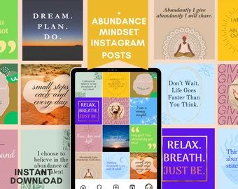 Buy Editable Money Mindset Quotes for Instagram Post Finance Career ...