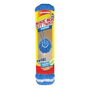 Mr Gleam Microfibre Magic Mop Ezy Twist Refill : Amazon.in: Home ...