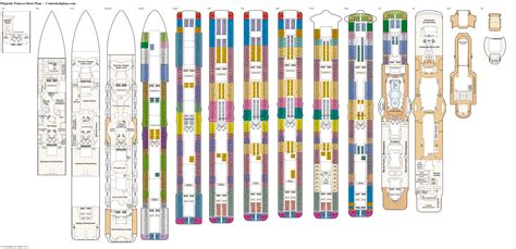 Majestic Princess Marina Deck Plan Tour