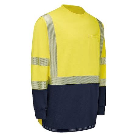 Bulwark HI-Vis Lightweight Colorblock T-Shirt SMB2HN RG XL | Zoro