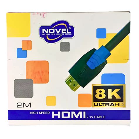 NOVEL High-Speed 8K Ultra HD 2.1V HDMI Cable – 2 Meter – Robocraze