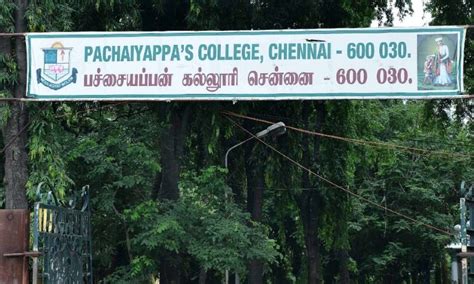 Pachaiyappa’s College students protest against management; one suspended