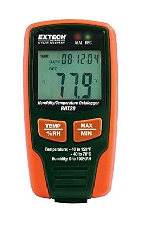 Extech Instruments RHT20 Humidity and Temperature Datalogger : Amazon ...