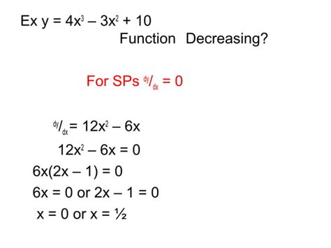 Image result for Increasing and Decreasing Functions Trick