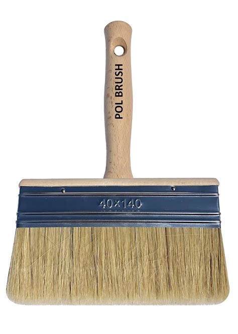 Buy 6 inch European Professional Stain Block Paint Brush - Natural ...