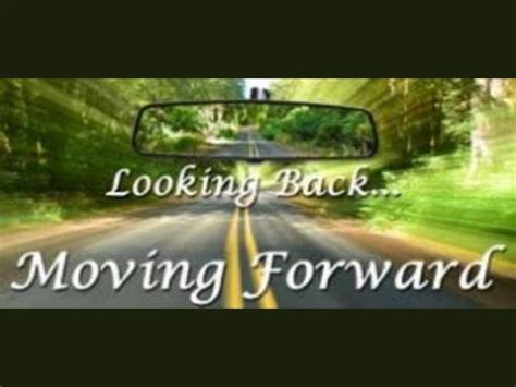 Image result for Looking Back to Move Forward Sign Post