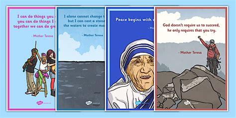 Mother Teresa Quotations Poster Pack