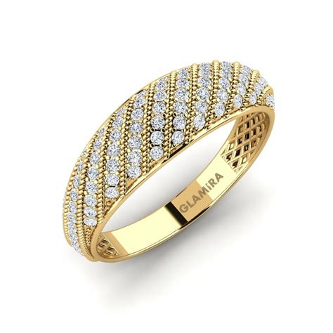 Order GLAMIRA Ring Killeen in Round cut 0.496 Carat 14ct Yellow Gold ...