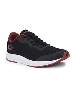 Buy Lotto Men Pascal Running Shoes (Black/RED) at Amazon.in