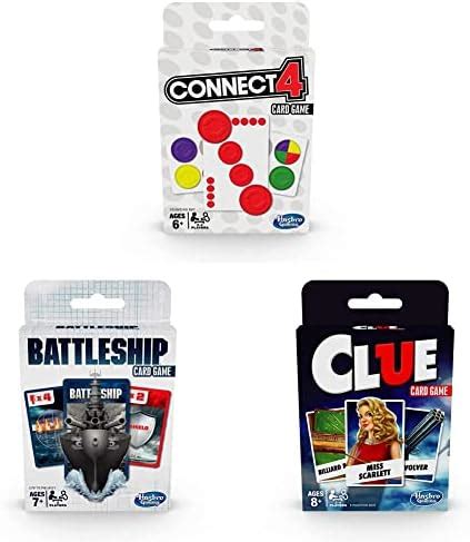 Buy Hasbro Gaming Connect 4 Card Game for Kids Ages 6 & Up + Battleship ...