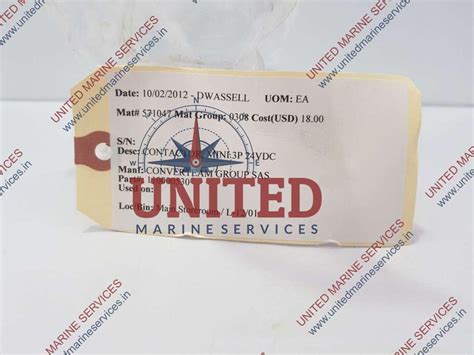 ABB BC6-30-10 MINI CONTACTORS 12A 300VAC | United Marine Services
