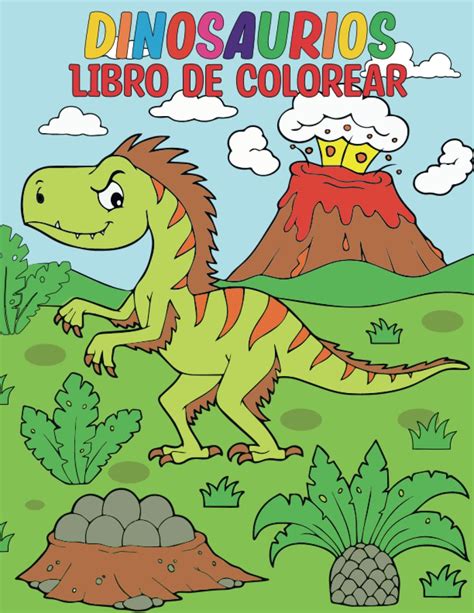 Buy Dinosaurios Libro de Colorear: 50 Bonitas Ilustraciones de ...