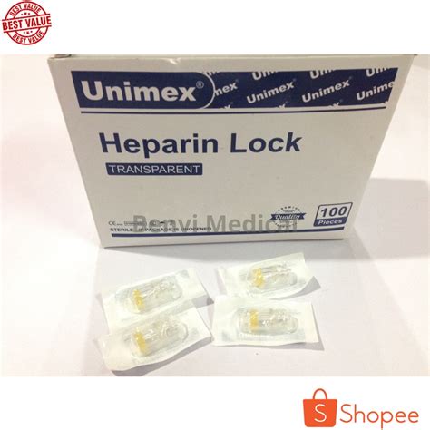 Heparin Lock Transparent (1pc, 5pcs) | Shopee Philippines
