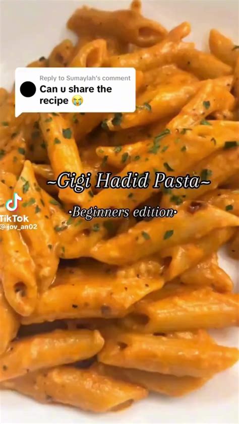 Spicy Vodka Pasta (Gigi Hadid Viral Recipe) - Delicious Dinner! | Vodka ...