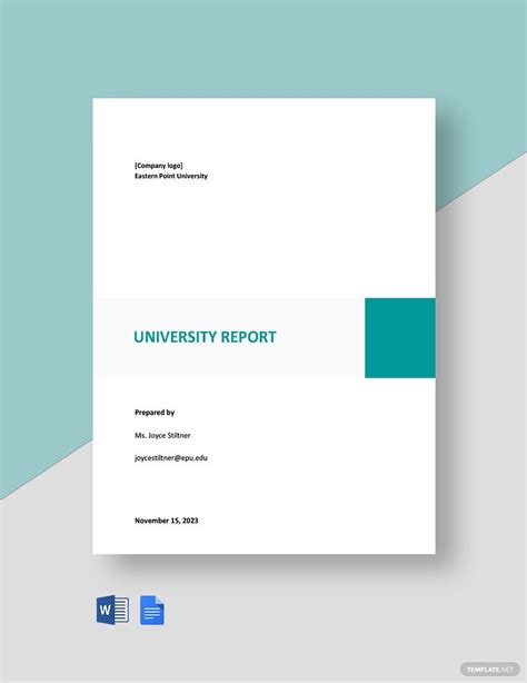 Image result for University Report Example