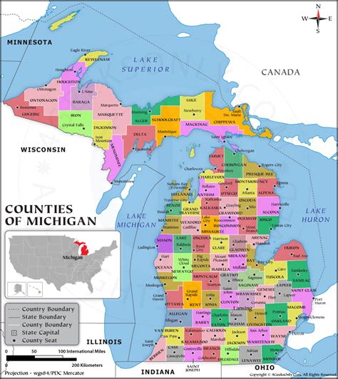 Different Counties In Michigan at Carey Shaw blog