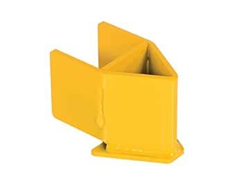 Vestil G3-V4-YL Upright Rack Guard, Usable 3-1/16"Wx2-15/16"L, Yellow ...