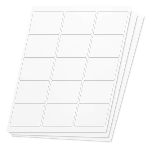 Buy OfficeSmartLabels Rectangular 2 x 2-5/8 ID Labels for Laser ...