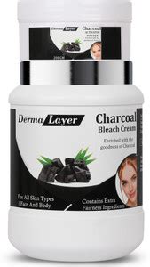 dermalayer Charcoal Bleach Cream With Activator Powder 1 kg Price in ...