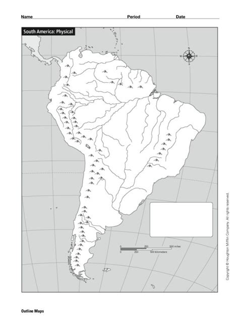 South America Physical Map Diagram | Quizlet