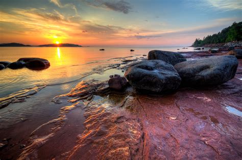 Sunset at Presque Isle Park, Marquette, Michigan | Marquette michigan ...