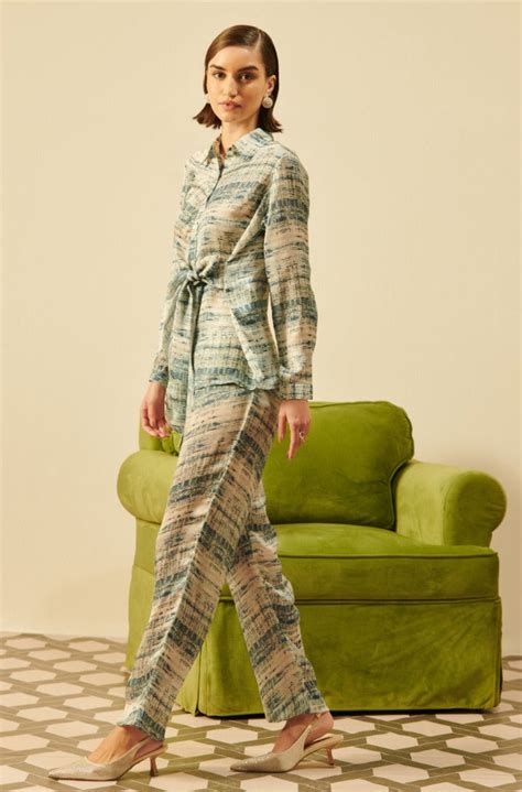 Amaya Knot Co-ord Set | Women | Dusk – Dusk Attire