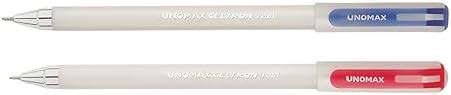 Unomax Geltron Pearl Gel Pen | Water Proof Ink | White Body (Pack of 40 ...