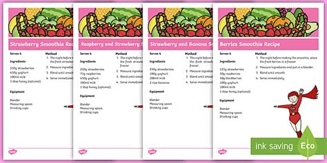 Snack-tember: Strawberry Smoothie Recipe
