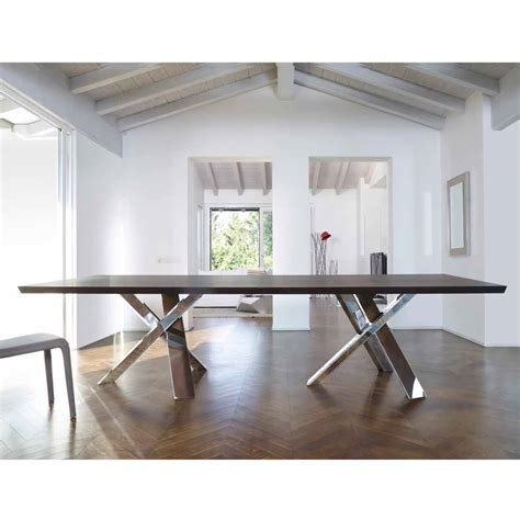 Modern design wood table 270x120 cm made in Italy Tree